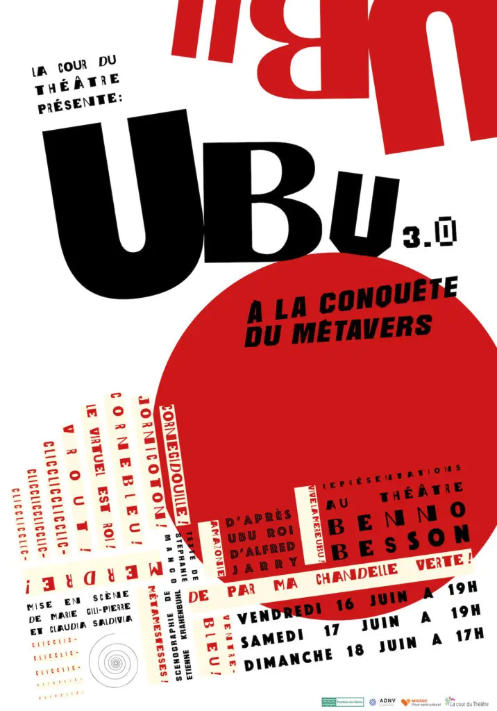 Affiche spectacle Ubu 3.0